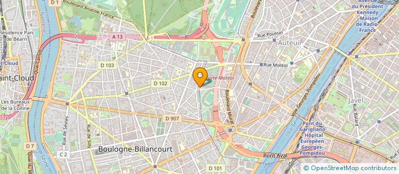 localisation de l'entreprise AZURANCE  PARIS 16E ARRONDISSEMENT