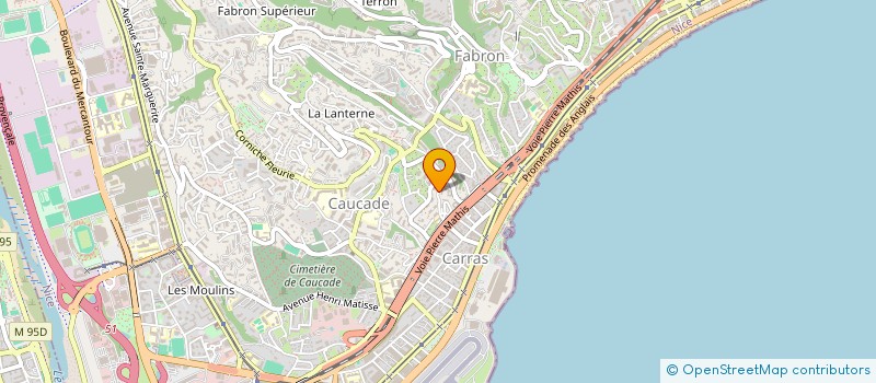 localisation de l'entreprise AZURBAT ETANCHE  NICE