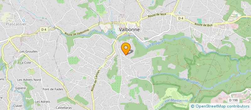 localisation de l'entreprise AZURCASA REAL ESTATE  VALBONNE