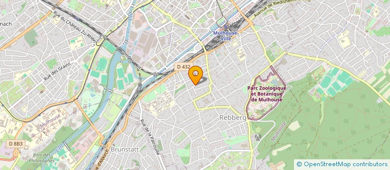 localisation de l'entreprise AZURE à MULHOUSE