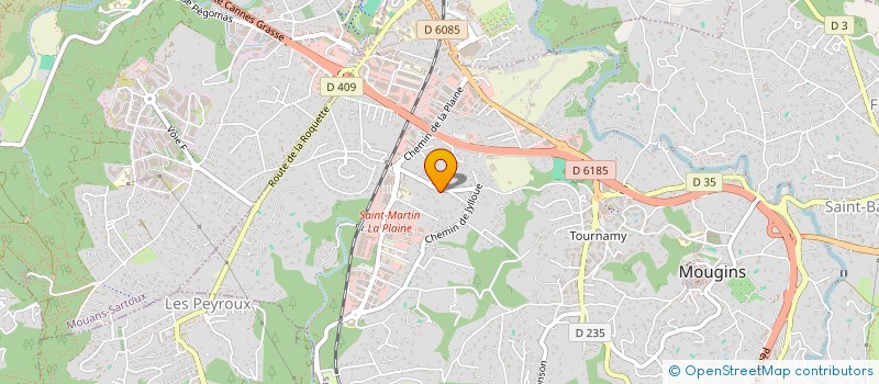 localisation de l'entreprise AZURE IP à MOUGINS