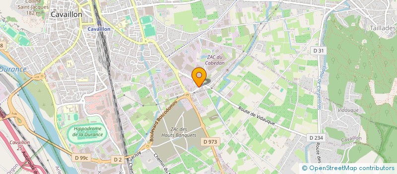 localisation de l'entreprise AZURE TELECOM à CAVAILLON