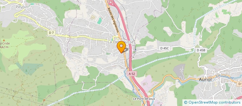 localisation de l'entreprise AZUREA à LA DESTROUSSE