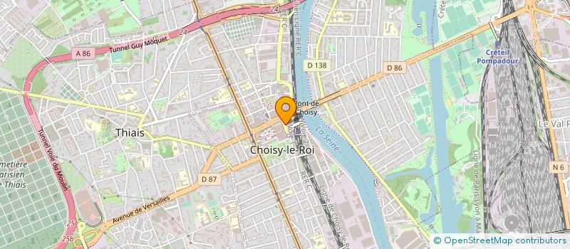 localisation de l'entreprise AZUREA INVEST  THIAIS