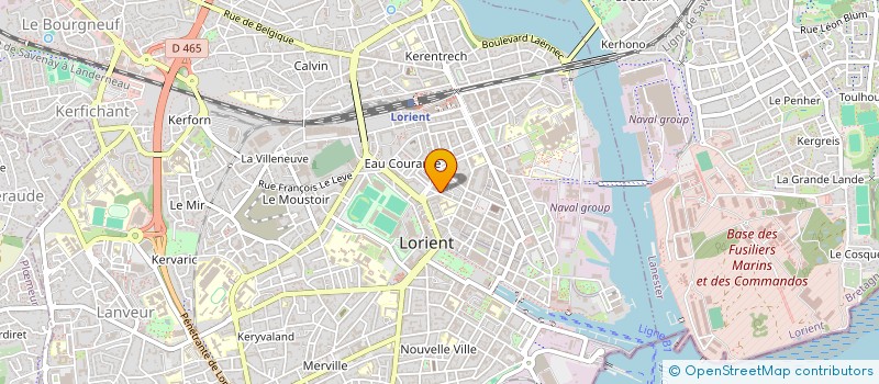 localisation de l'entreprise AZUREA MCFA  LORIENT