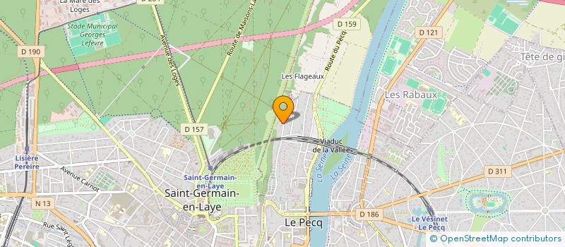 localisation de l'entreprise AZUREA-NC  LE PECQ