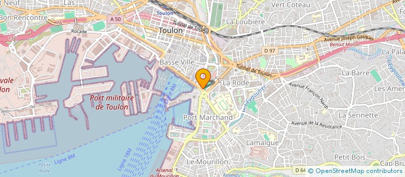 localisation de l'entreprise AZUREA PARQUET à TOULON