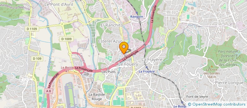 localisation de l'entreprise AZUREA PAYSAGES à CANNES