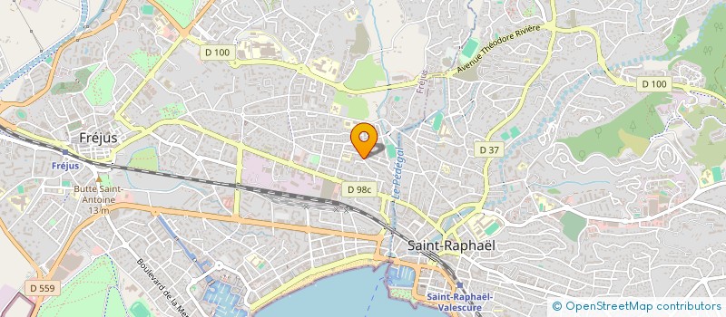 localisation de l'entreprise AZUREADIS à FREJUS