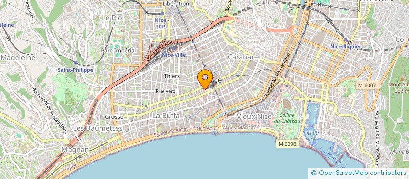 localisation de l'entreprise AZURECOAST ACTIFS  NICE