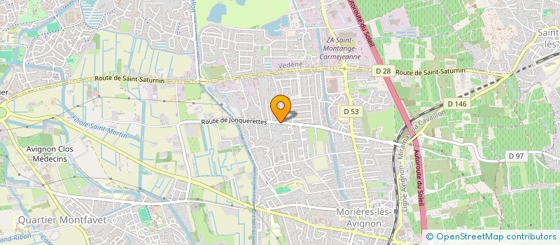 localisation de l'entreprise AZUREENNE CONSTRUCTION TRADITION ET BAT  MORIERES-LES-AVIGNON