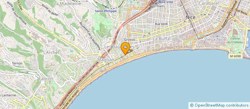 localisation de l'entreprise AZUREENNE D EXPLOITATION à NICE