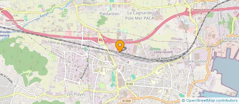 localisation de l'entreprise AZUREENNE DE CARRELAGE à LA GARDE