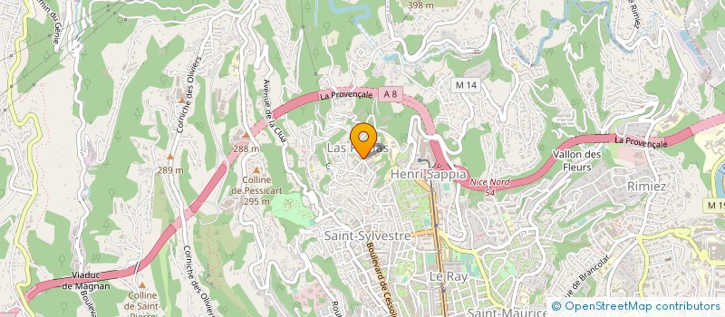 localisation de l'entreprise AZUREENNE DE MENUISERIE à NICE