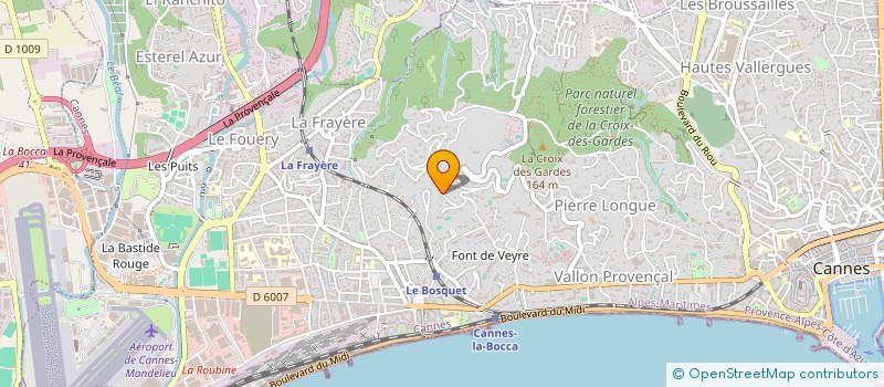 localisation de l'entreprise AZUREENNE DE RENOVATION à CANNES