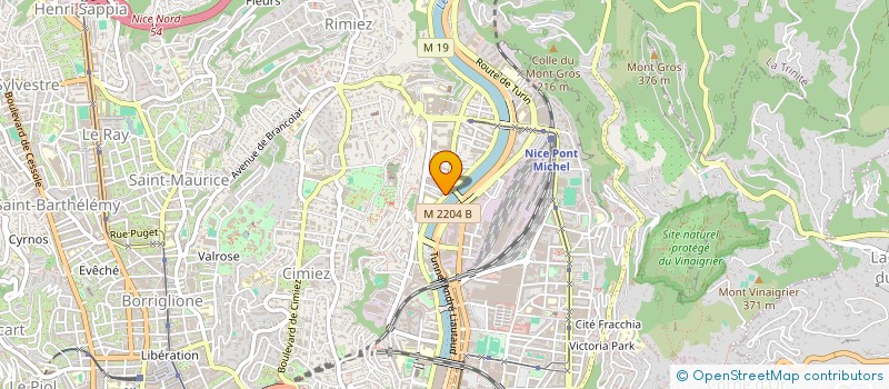localisation de l'entreprise AZUREENNE PEINTURE à NICE