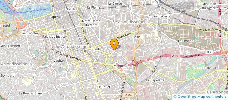 localisation de l'entreprise AZUREENNE RAVALEMENT PEINTURE ETANCHEITE à MARSEILLE