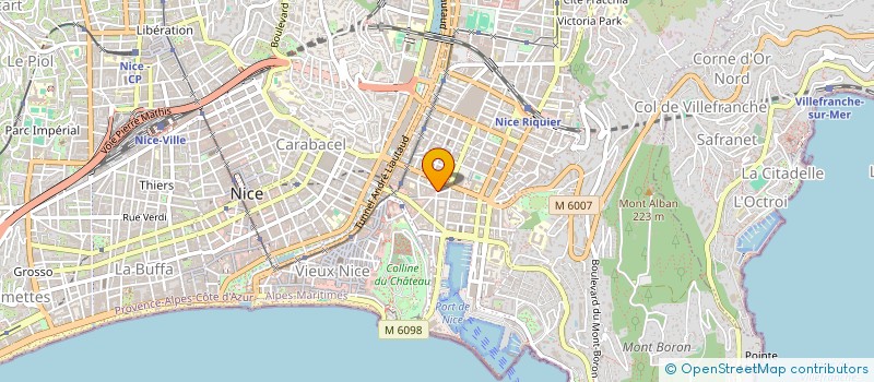 localisation de l'entreprise AZUREENNE TRAVAUX DEPANNAGE BATIMENT  NICE