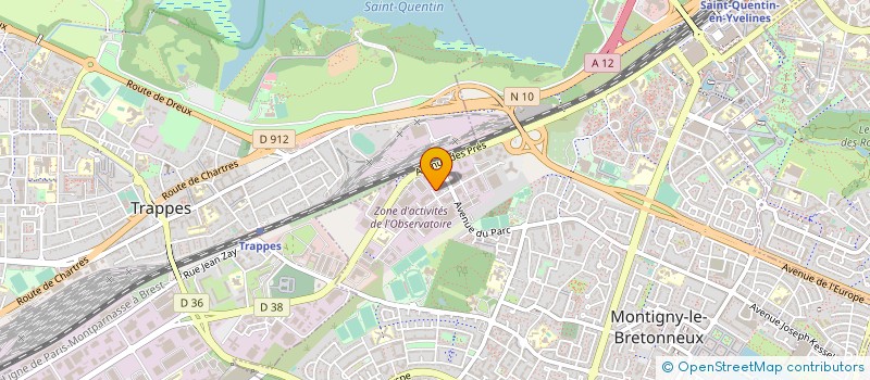 localisation de l'entreprise AZUREL  MONTIGNY-LE-BRETONNEUX