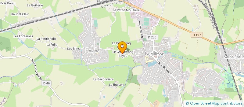 localisation de l'entreprise AZUREN  AIGNE