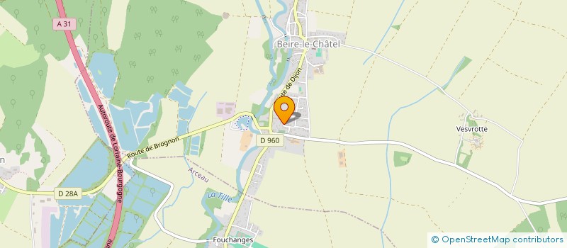 localisation de l'entreprise AZUREO  BEIRE-LE-CHATEL