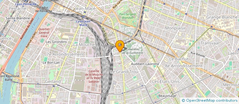 localisation de l'entreprise AZUREVA COTE D'AZUR à LYON