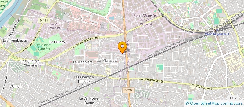 localisation de l'entreprise AZURI  SARTROUVILLE