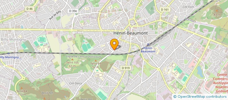 localisation de l'entreprise AZURIA  HENIN-BEAUMONT