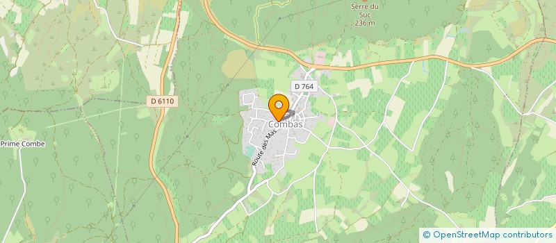 localisation de l'entreprise AZURIA HABITAT à JUNAS