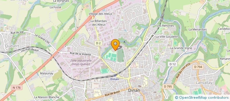 localisation de l'entreprise AZURIMO  DINAN