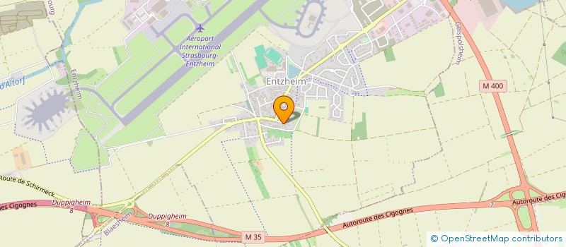 localisation de l'entreprise AZURIN PATRIMOINE à ENTZHEIM
