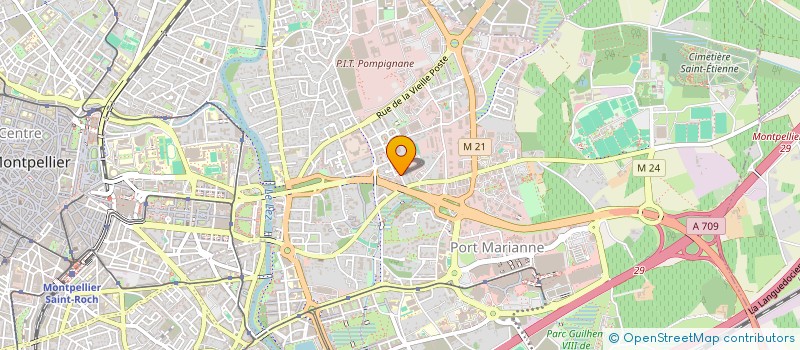 localisation de l'entreprise AZURINTERACTIVE à MONTPELLIER