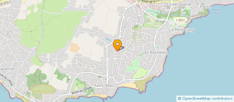 localisation de l'entreprise AZURIS  SAINT-NAZAIRE