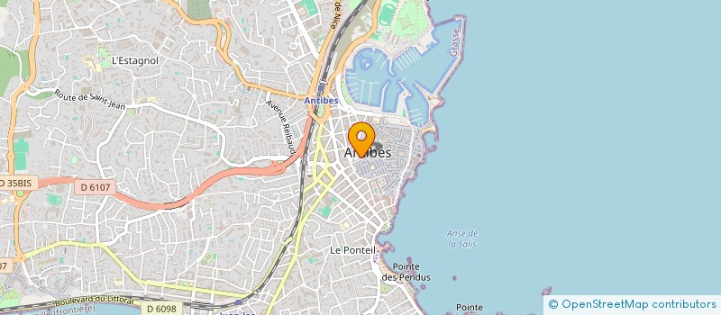 localisation de l'entreprise AZURIS AVOCATS  ANTIBES