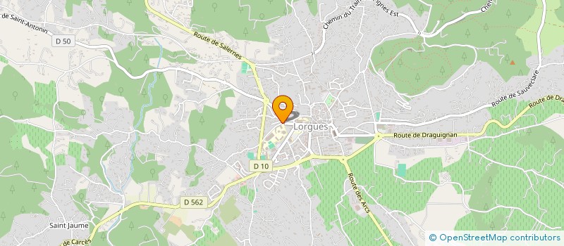 localisation de l'entreprise AZURIT à LORGUES