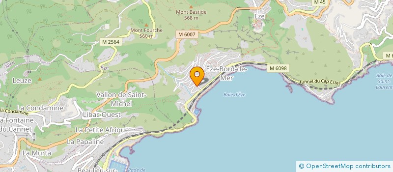 localisation de l'entreprise AZURLY à CAGNES-SUR-MER
