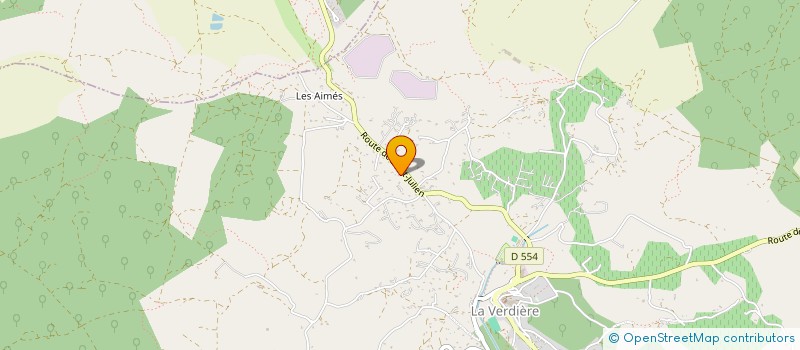 localisation de l'entreprise AZURPAC  LA VERDIERE