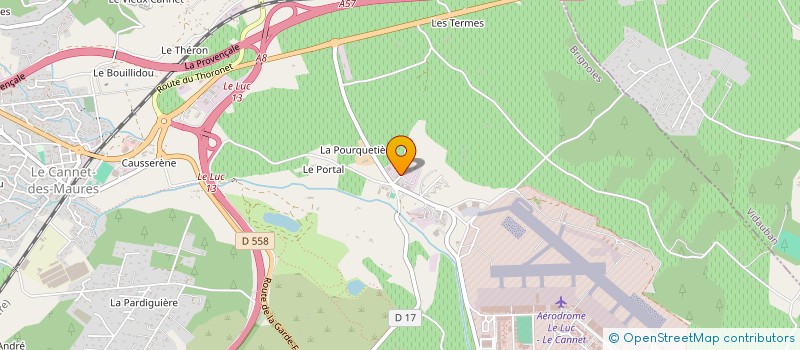 localisation de l'entreprise AZURPAL  LE CANNET-DES-MAURES