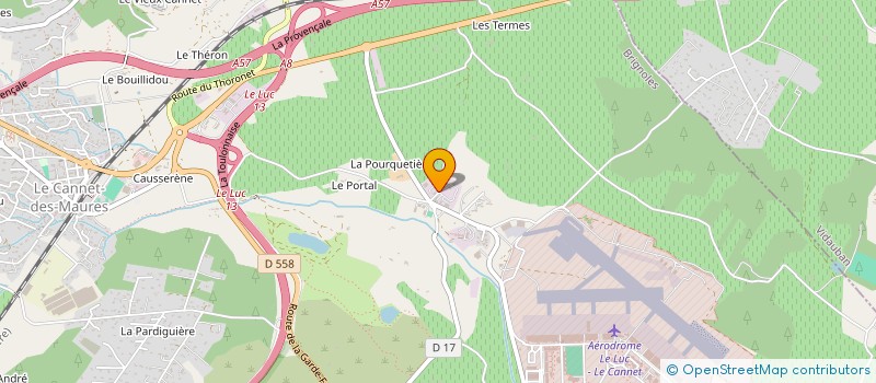 localisation de l'entreprise AZURPAL TRANSPORTS à LE CANNET-DES-MAURES