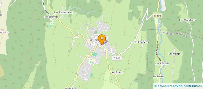 localisation de l'entreprise AZUWEB  AUTRANS-MEAUDRE EN VERCORS