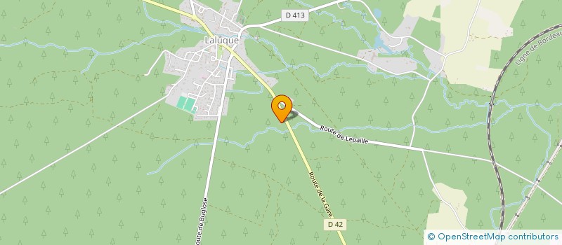 localisation de l'entreprise AZVASASEV  LALUQUE