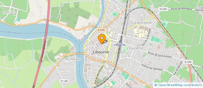 localisation de l'entreprise AZVITI  LIBOURNE