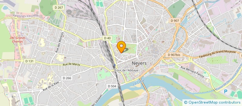 localisation de l'entreprise AZWEB à NEVERS