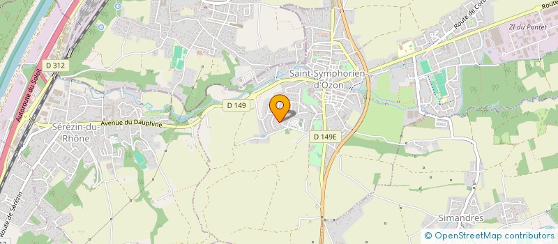 localisation de l'entreprise AZYA HOLDING & ASSOCIES  SAINT-SYMPHORIEN-D'OZON