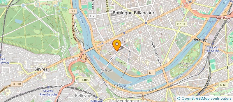 localisation de l'entreprise AZYAM à BOULOGNE-BILLANCOURT