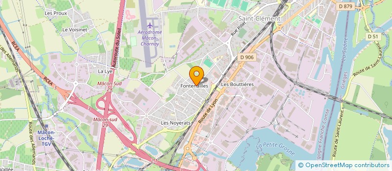 localisation de l'entreprise AZYAN  MACON