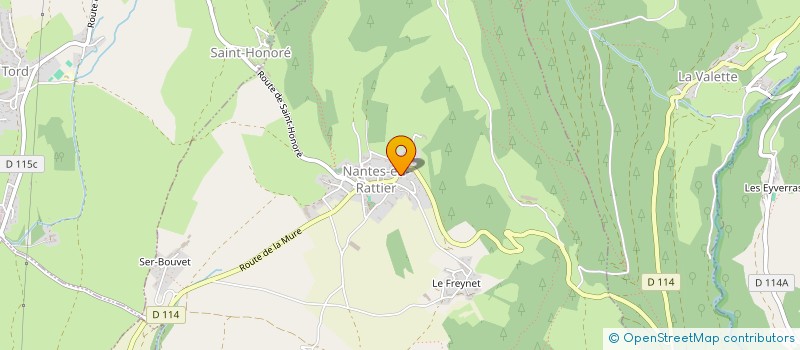 localisation de l'entreprise AZYMUT  NANTES-EN-RATIER