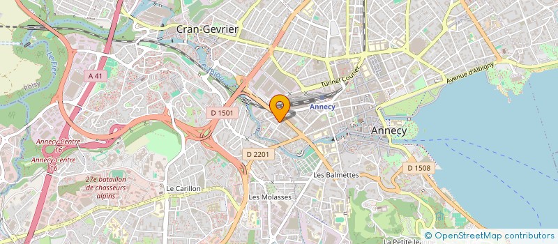 localisation de l'entreprise AZYRIS à ANNECY