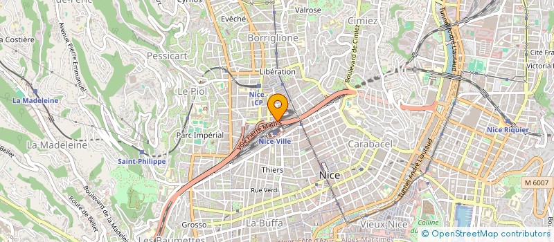 localisation de l'entreprise AZZA  NICE