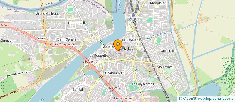 localisation de l'entreprise AZZA  ARLES